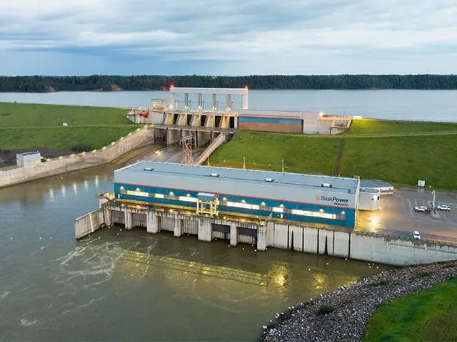 Nipawin Hydroelectric Station and dam
